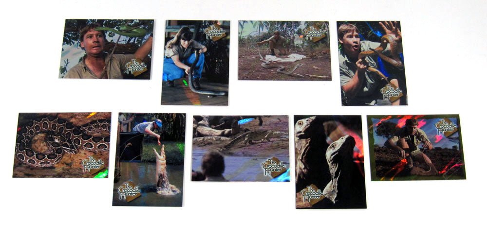 2002 Dart The Crocodile Hunter Most Dangerous Reptiles Chase Card Set (9) Nm/Mt - 125690S