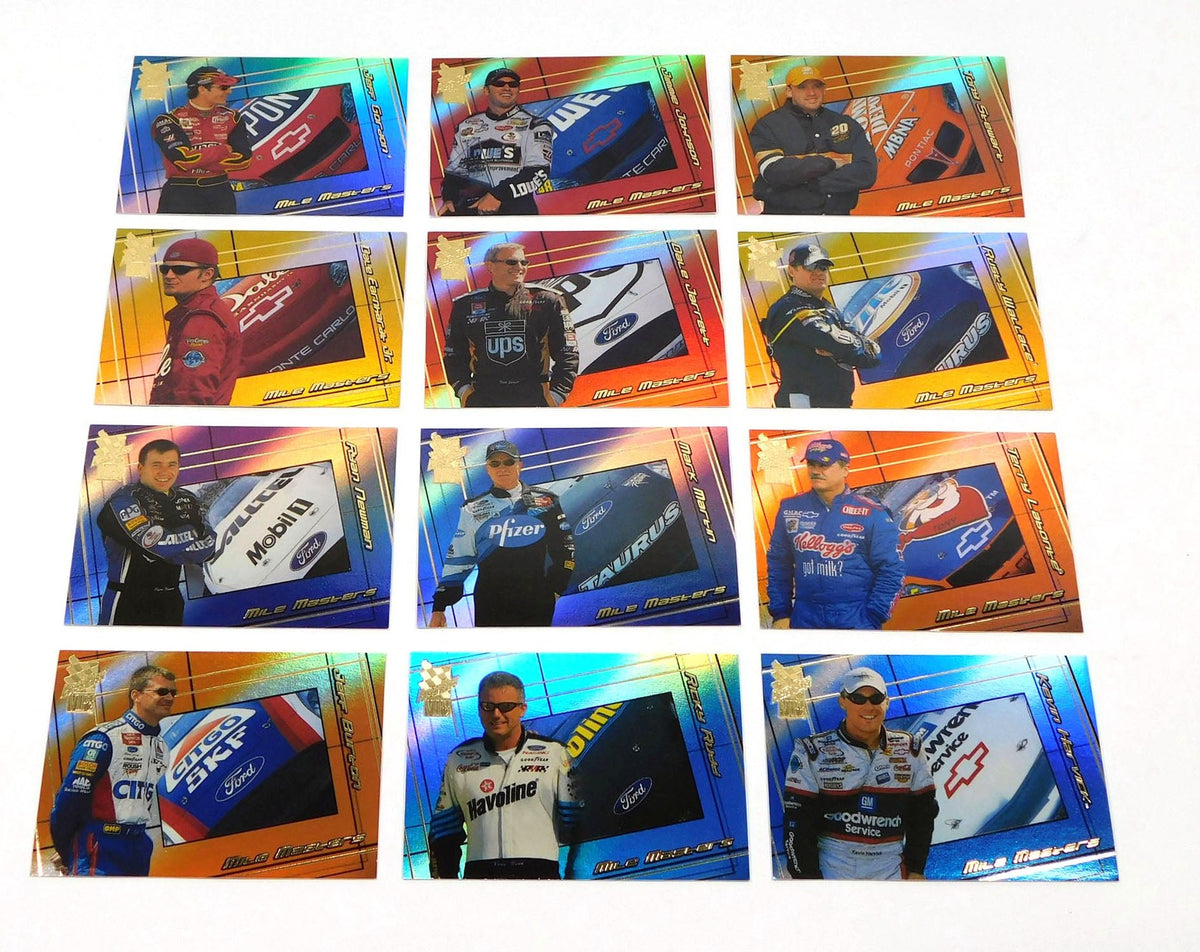 2002 Press Pass VIP Mile Markers NASCAR Racing Insert Set (12) - DA041927