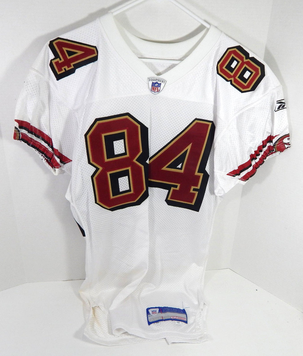 2002 San Francisco 49ers Cedrick Wilson #84 Game Issued White Jersey 40 907 - DP58907