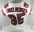 2002 San Francisco 49ers John Engelberger #95 Game Issued White Jersey 44 90 - DP58890
