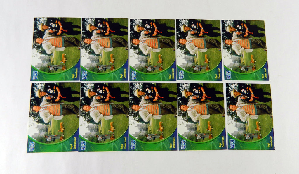 Lot of (10) 2002 Strictly Ink Doctor Who Definitive Series 3 #AE2 Promo Cards