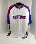 2003-04 Toronto Raptors Jannero Pargo #2 Game Used White Shooting Shirt 2XL 7 - DP51337