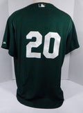 2003-06 Tampa Bay Rays #20 Game Used Green Jersey BP ST Name Plate Removed 80 - DP05080