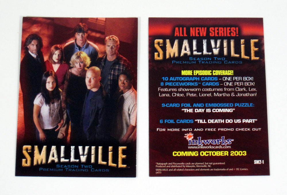 2003 Inkworks Smallville Season 2 Promo Card (SM2-1) Nm/Mt - 125463S