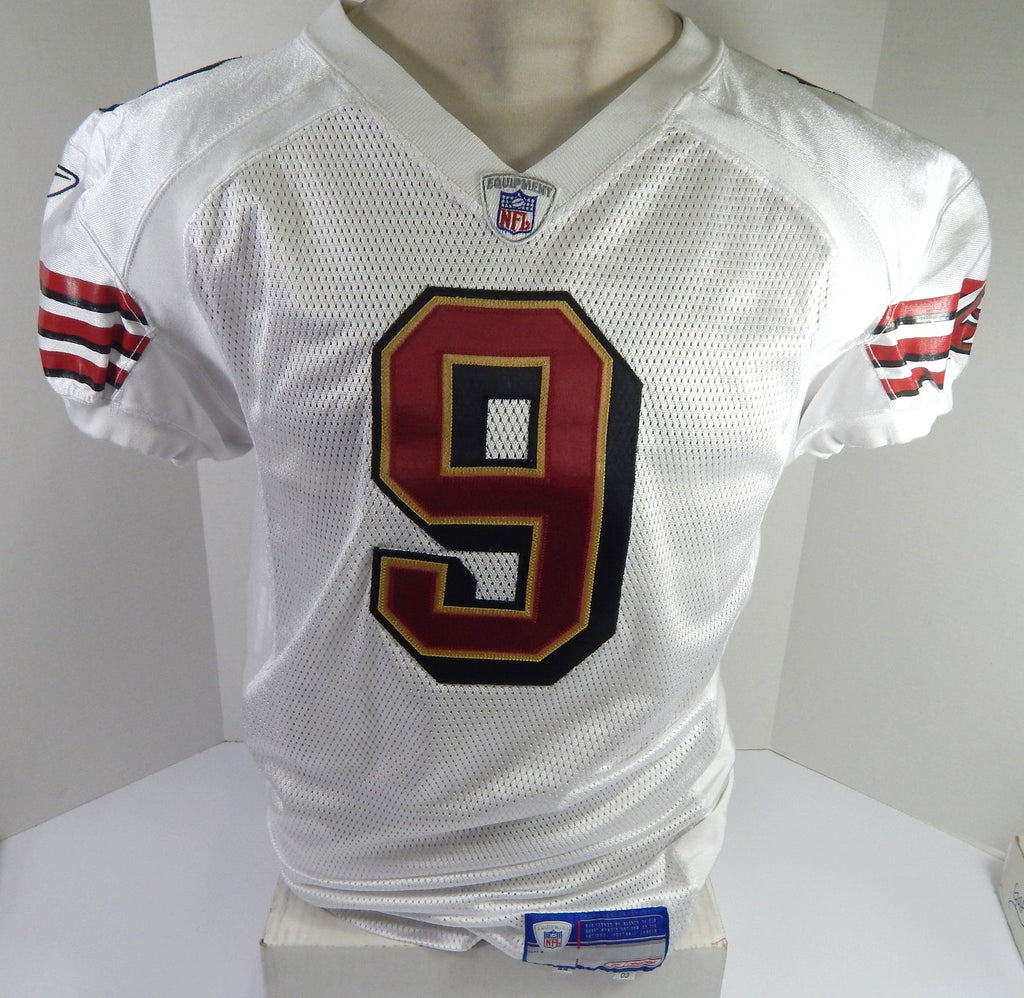 2003 San Francisco 49ers #9 Game Issued White Jersey 44 DP56789 - DP56789