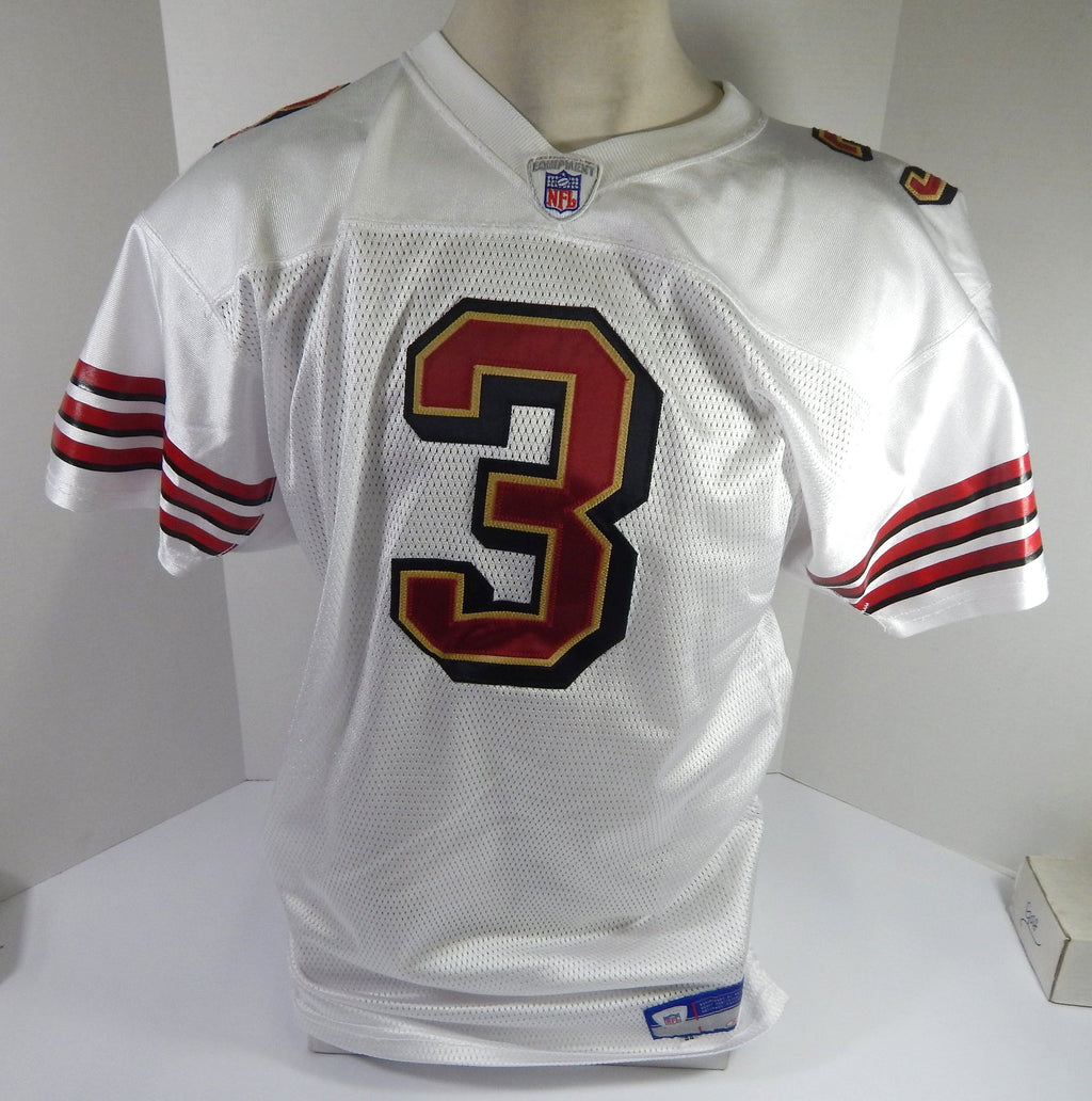 2003 San Francisco 49ers Jeff Chandler #3 Game Issued White Jersey 44 DP56800 - DP56800