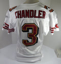 2003 San Francisco 49ers Jeff Chandler #3 Game Issued White Jersey 44 DP56800 - DP56800