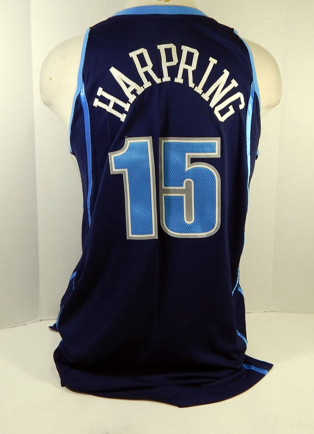 2004-05 Utah Jazz Matt Harpring #15 Game Issued Navy Jersey 46 DP15874 - DP15874