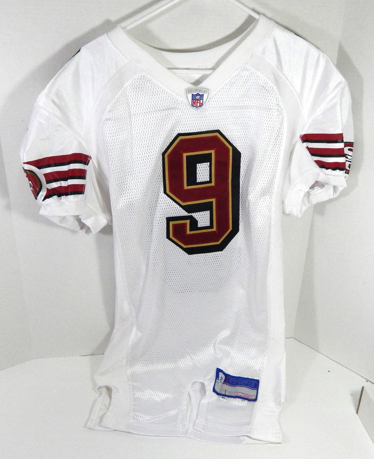 2004 San Francisco 49ers #9 Game Issued White Jersey 42 DP58902 - DP58902
