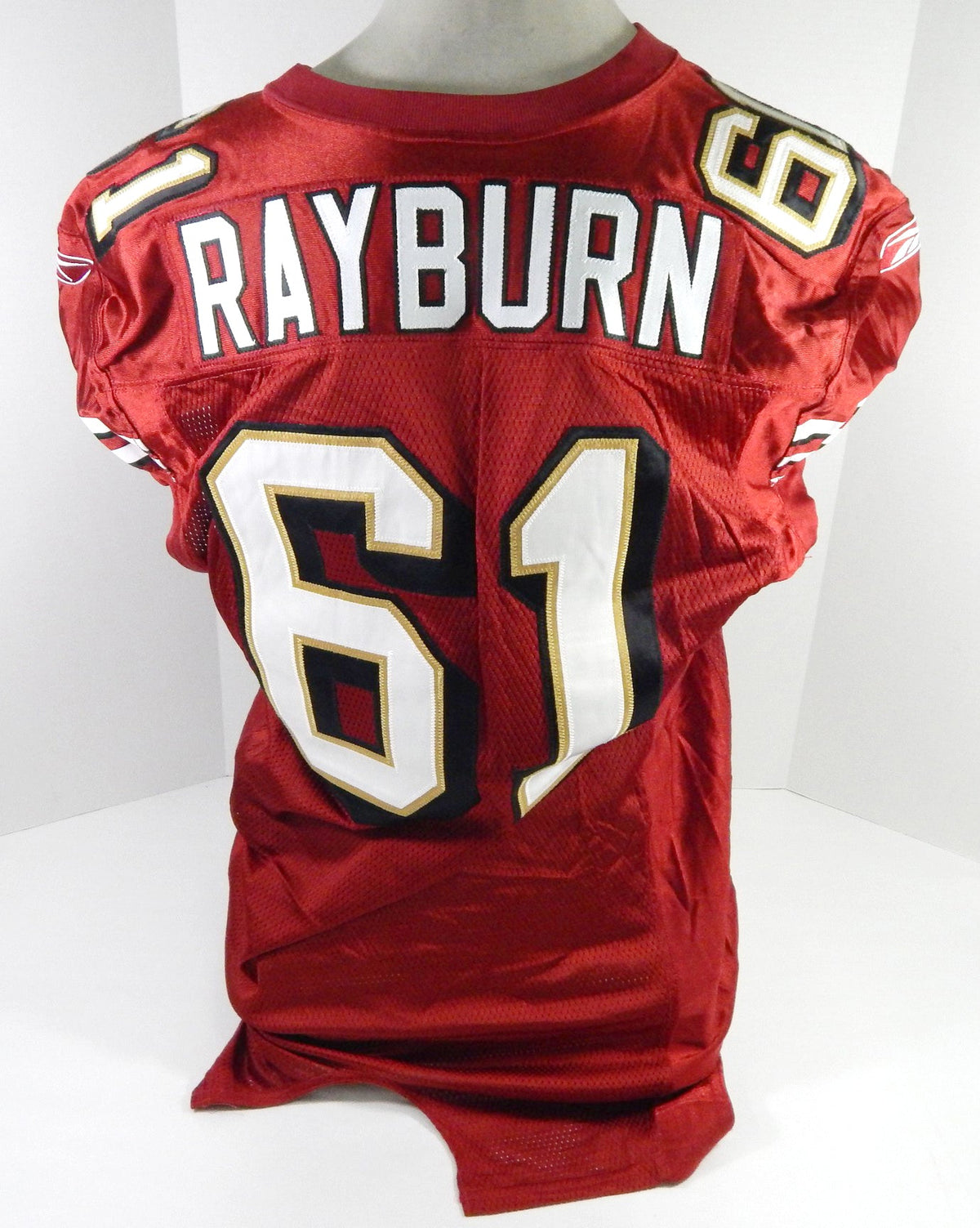 2004 San Francisco 49ers Sam Rayburn #61 Game Issued Red Jersey 48 DP60998 - DP60998