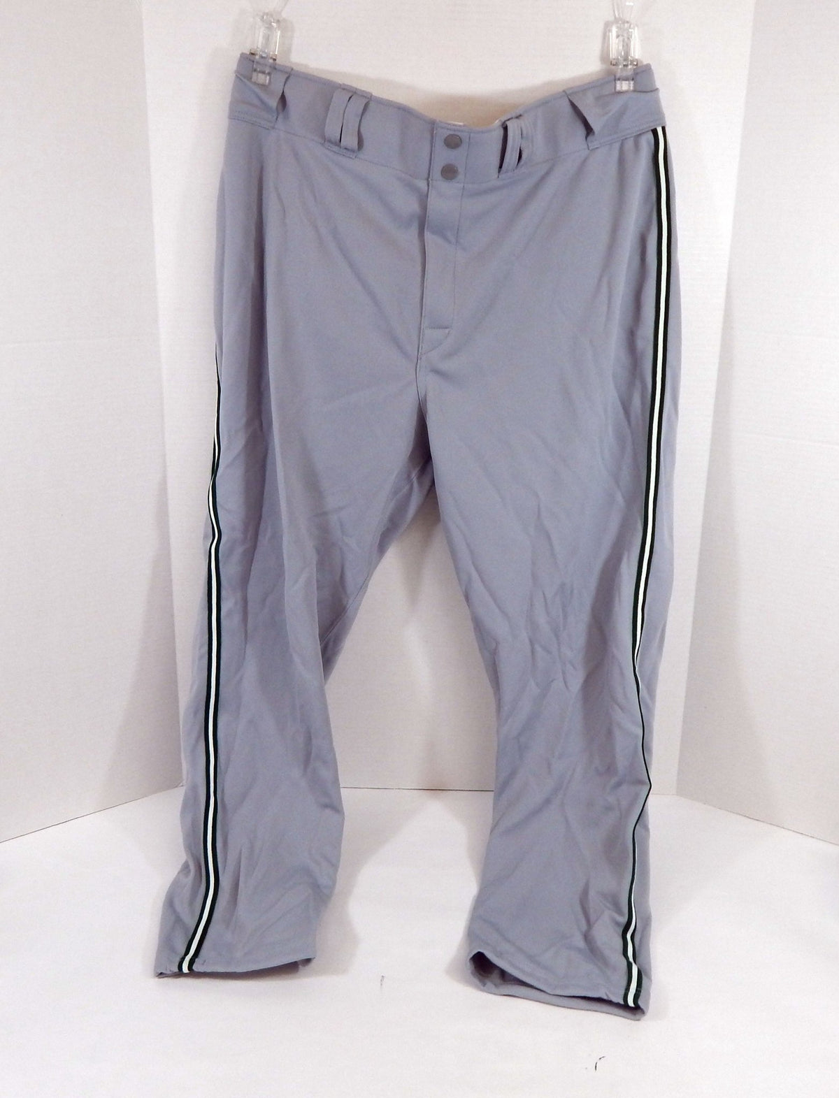 2004 Tampa Bay Devil Rays Lee Elia #4 Game Used Grey Pants 40-41-27 DP61088 - DP61088