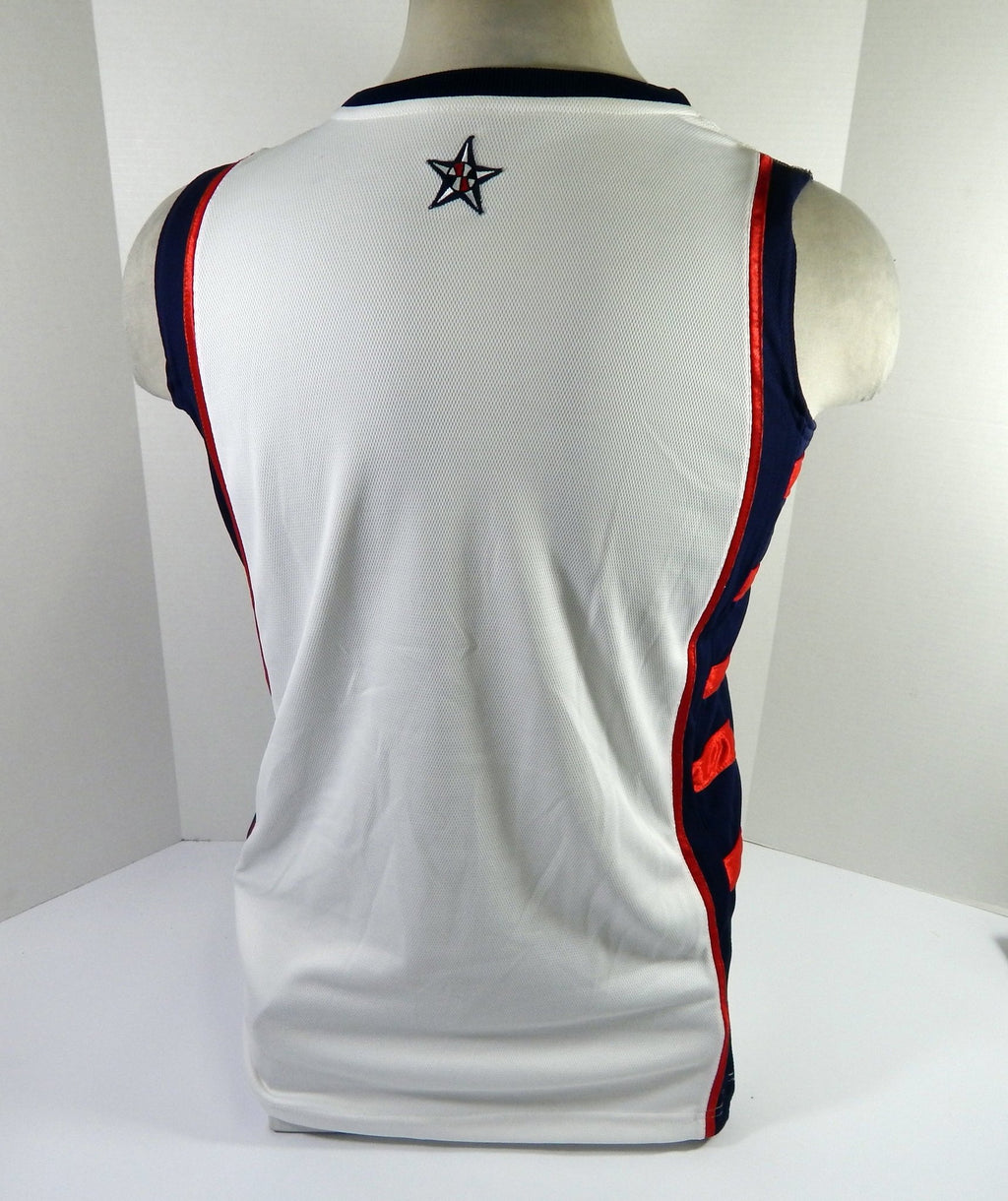 2005-06 Team USA Basketball Game Issued White Jersey L DP55818 - DP55818