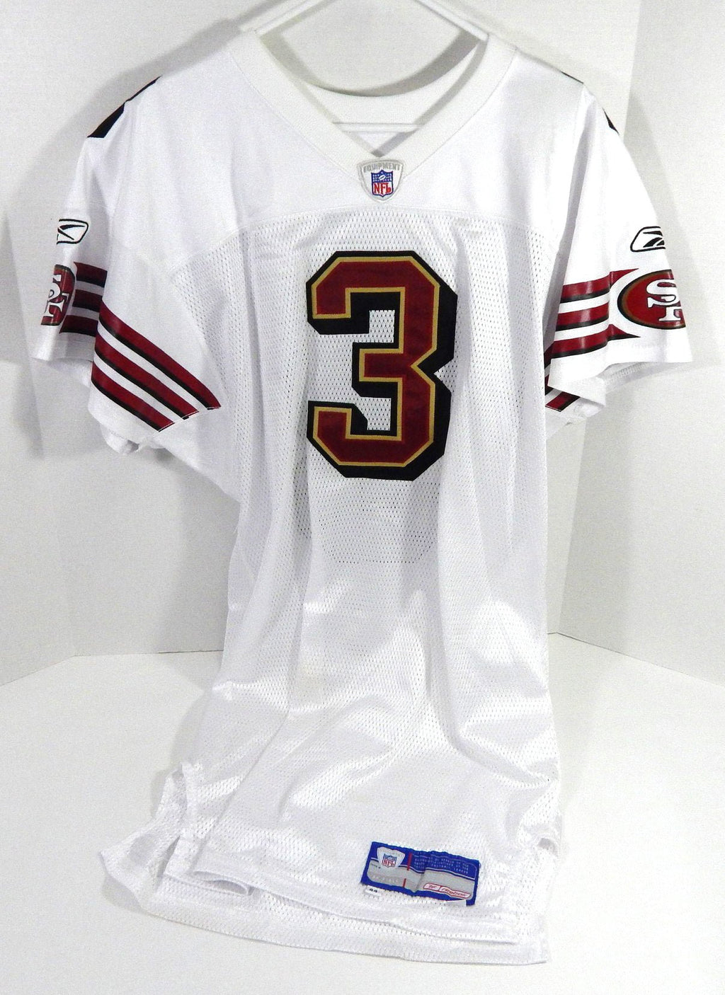 2005 San Francisco 49ers #3 Game Issued White Jersey 44 DP59273 - DP59273
