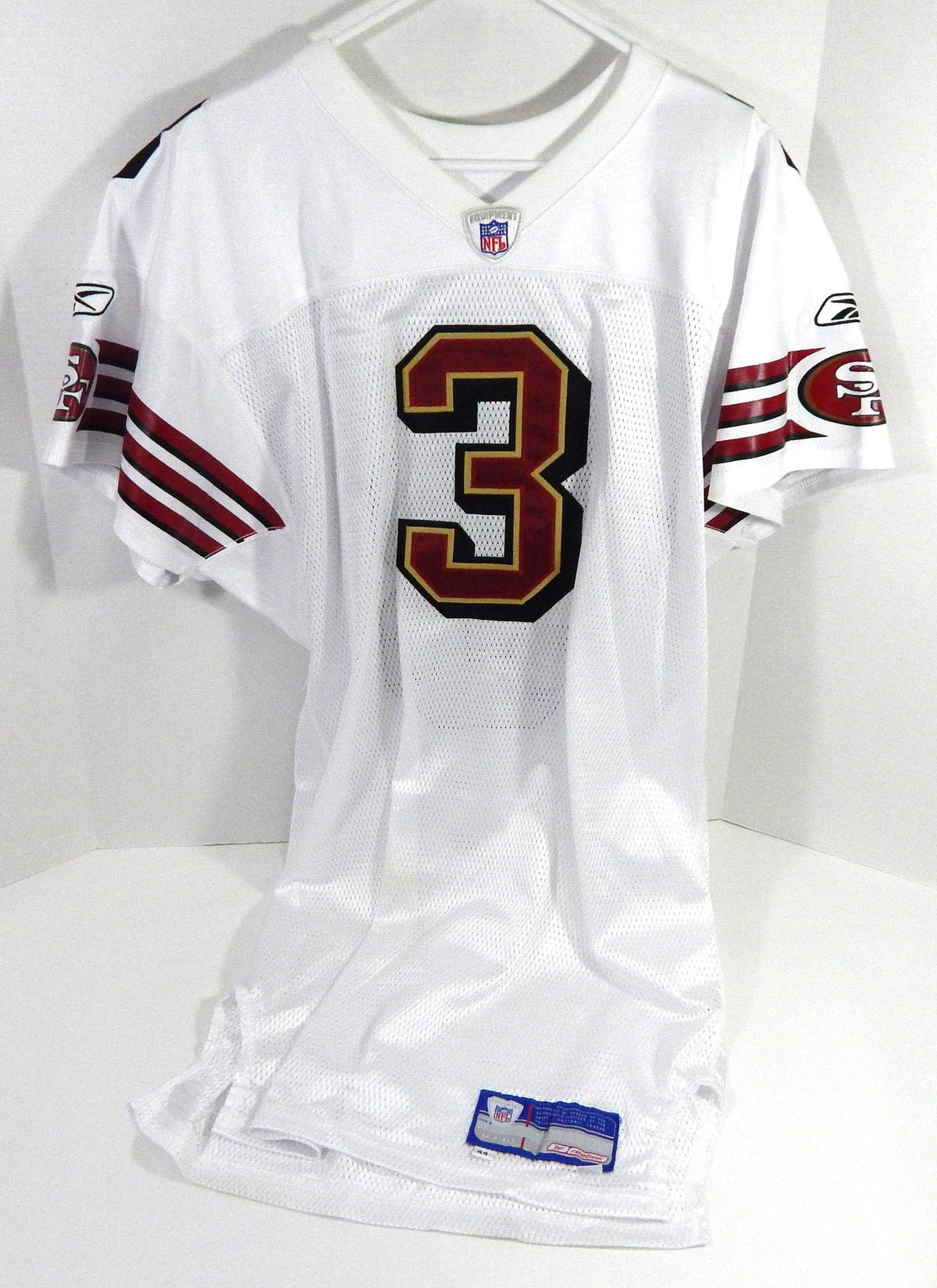 2005 San Francisco 49ers #3 Game Issued White Jersey 44 DP59273 - DP59273