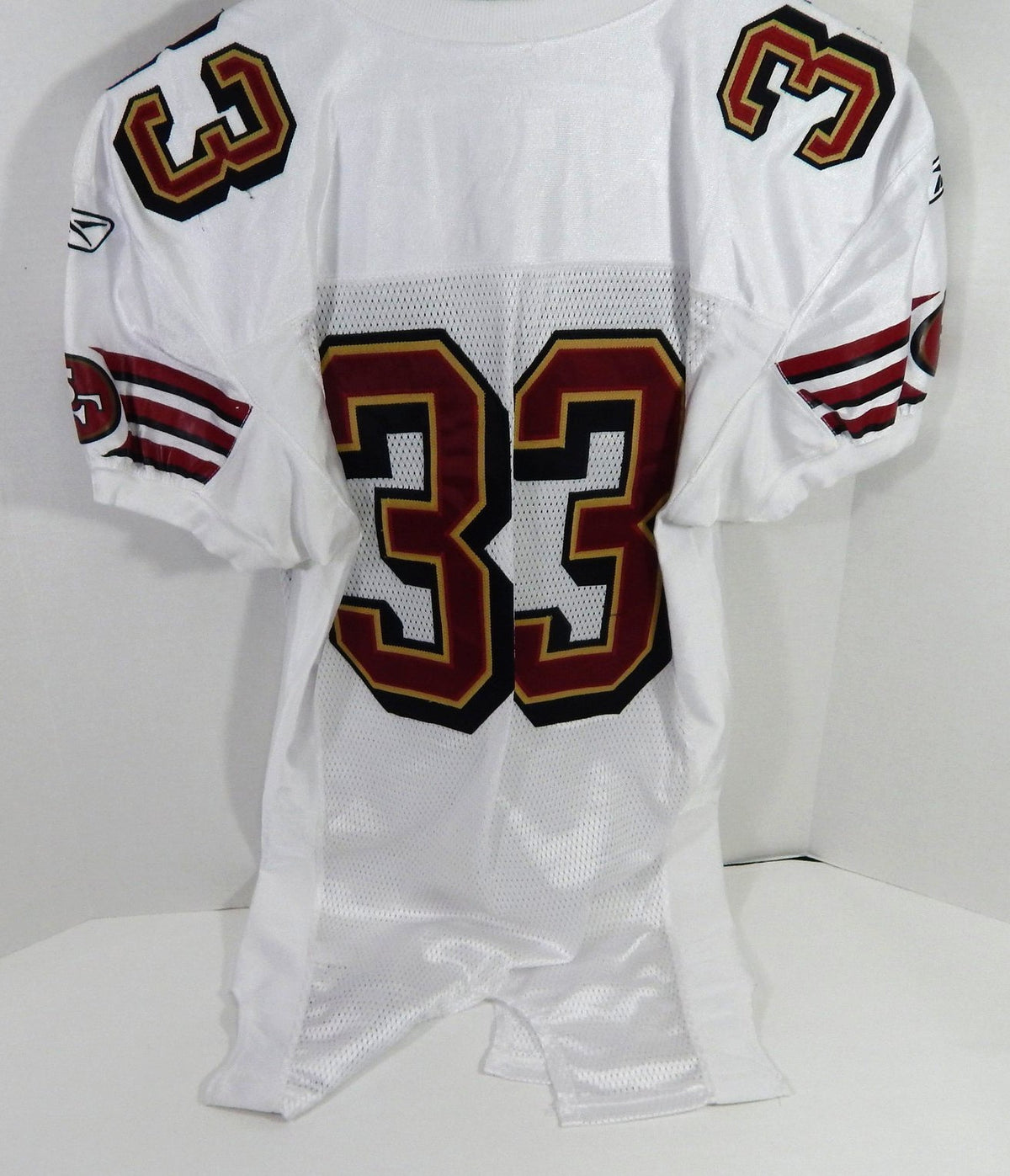 2005 San Francisco 49ers #33 Game Issued White Jersey 42 DP59389 - DP59389