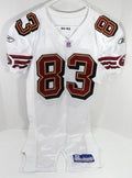 2005 San Francisco 49ers #83 Game Issued White Jersey 42 DP57904 - DP57904