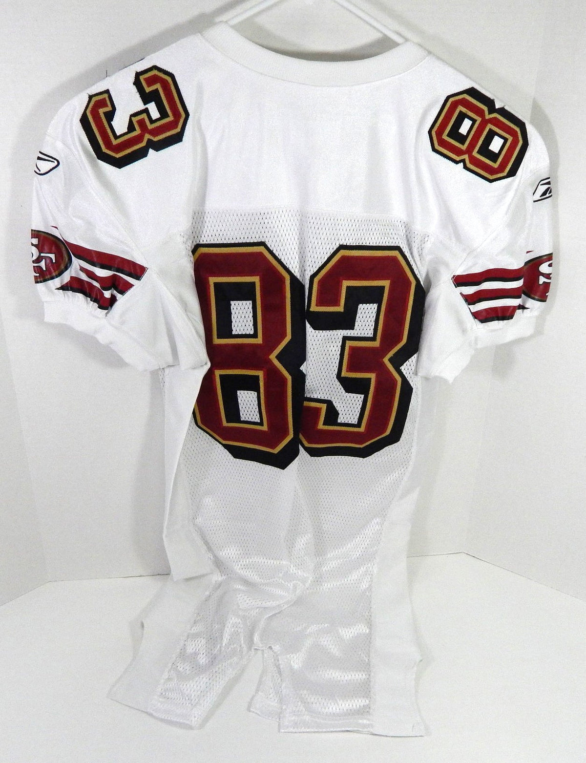 2005 San Francisco 49ers #83 Game Issued White Jersey 42 DP57904 - DP57904