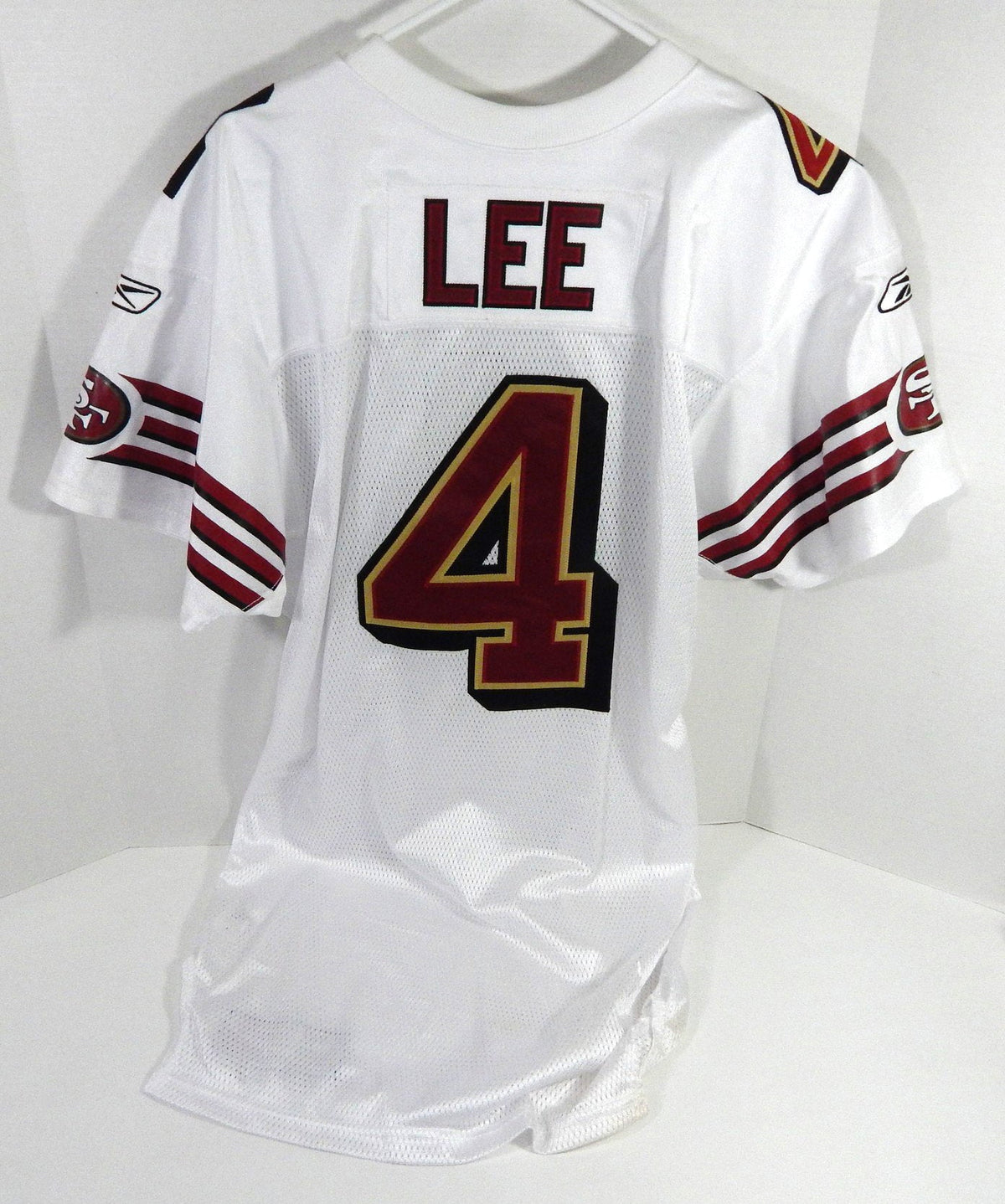 2005 San Francisco 49ers Andy Lee #4 Game Issued White Jersey 42 DP59279 - DP59279