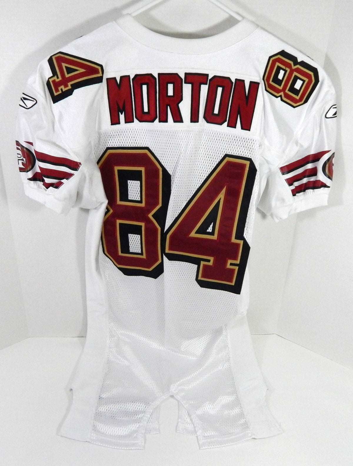 2005 San Francisco 49ers Chad Morton #84 Game Issued White Jersey 42 DP57902 - DP57902
