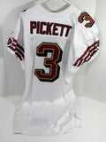 2005 San Francisco 49ers Cody Pickett #3 Game Issued White Jersey 44 DP59191 - DP59191