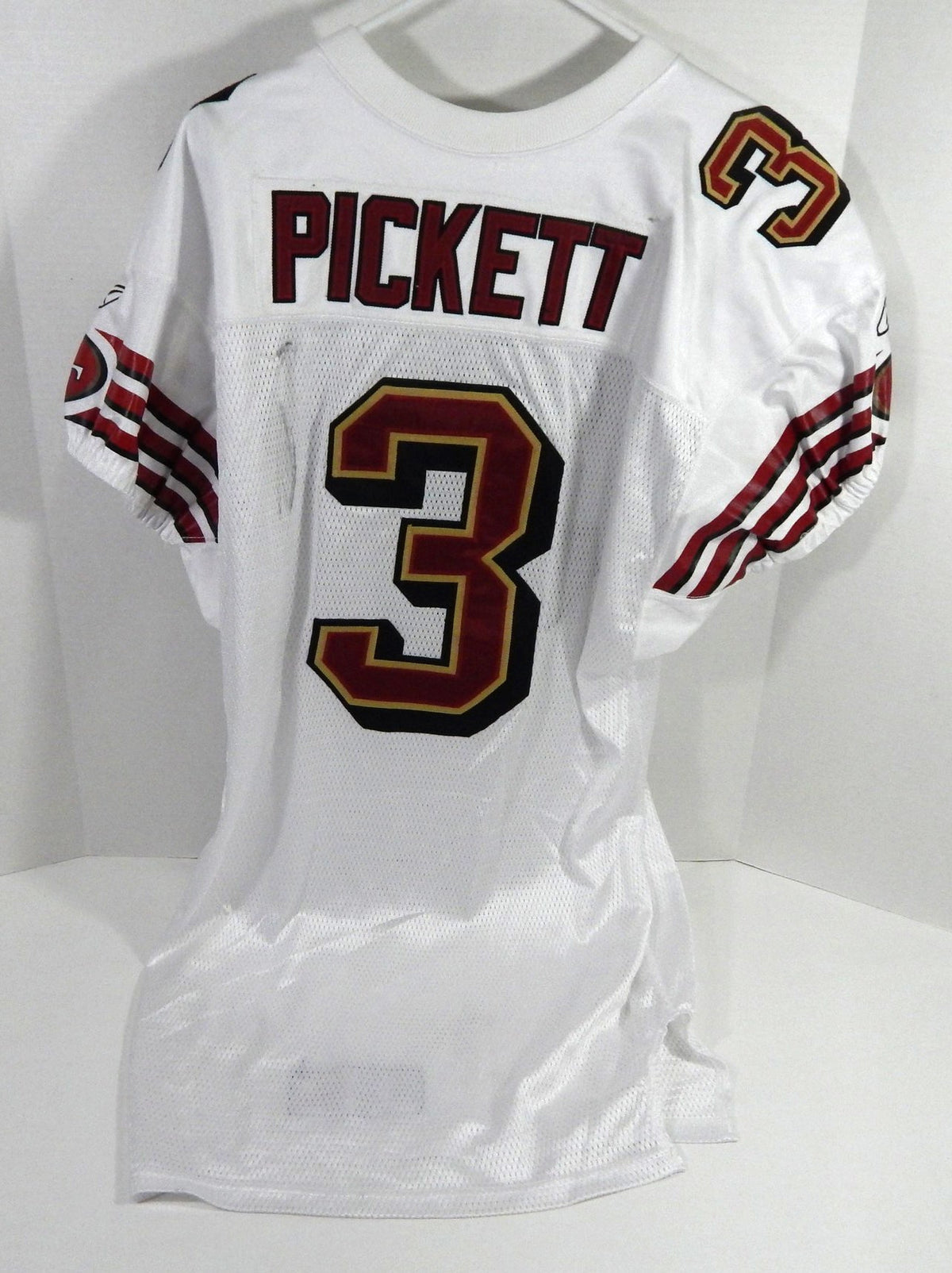 2005 San Francisco 49ers Cody Pickett #3 Game Issued White Jersey 44 DP59191 - DP59191