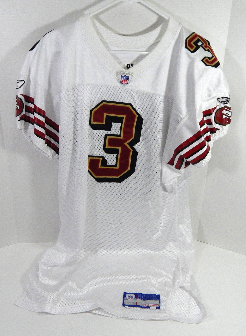 2005 San Francisco 49ers Cody Pickett #3 Game Issued White Jersey 44 DP59191 - DP59191