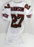 2005 San Francisco 49ers Joselio Hanson #27 Game Issued White Jersey 42 DP59380 - DP59380