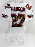 2005 San Francisco 49ers Joselio Hanson #27 Game Issued White Jersey 42 DP59381 - DP59381