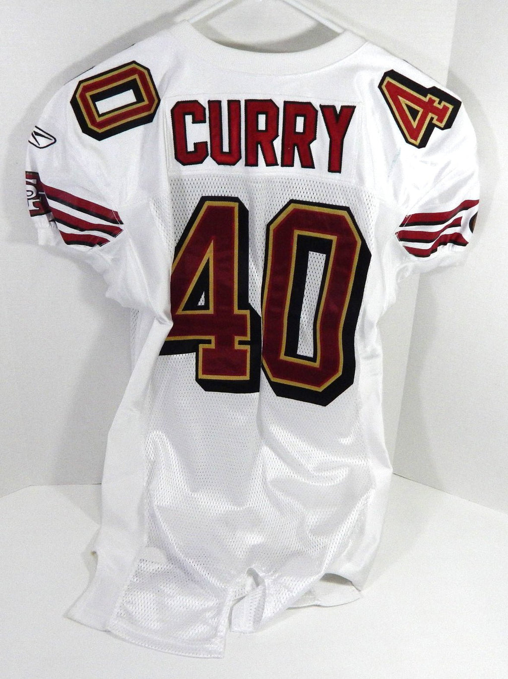 2005 San Francisco 49ers Markus Curry #40 Game Used White Jersey 44 DP59262 - DP59262