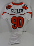 2006 Oregon State Beavers Victor Butler #90 Game Used White Jersey L 679 - DP58679