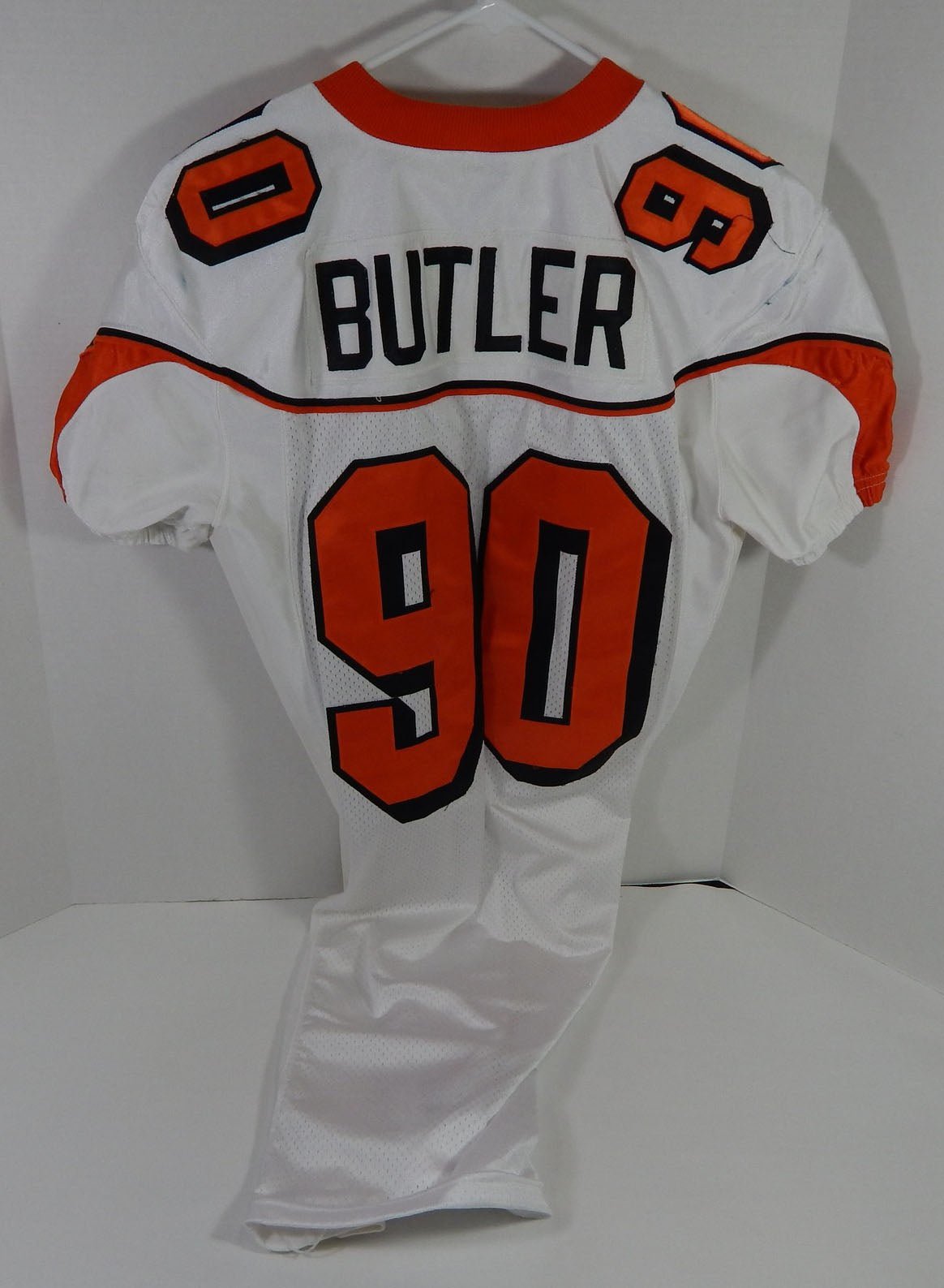 2006 Oregon State Beavers Victor Butler #90 Game Used White Jersey L 679 - DP58679