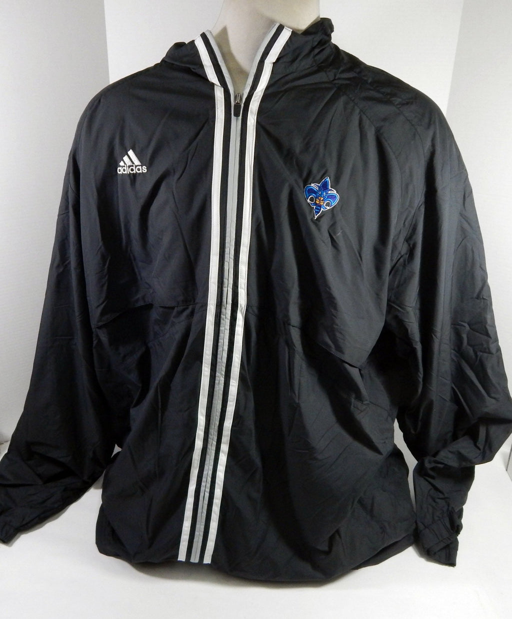 2007-08 New Orleans Hornets Team Issued Black Travel Jacket 2XLT DP62275 - DP62275