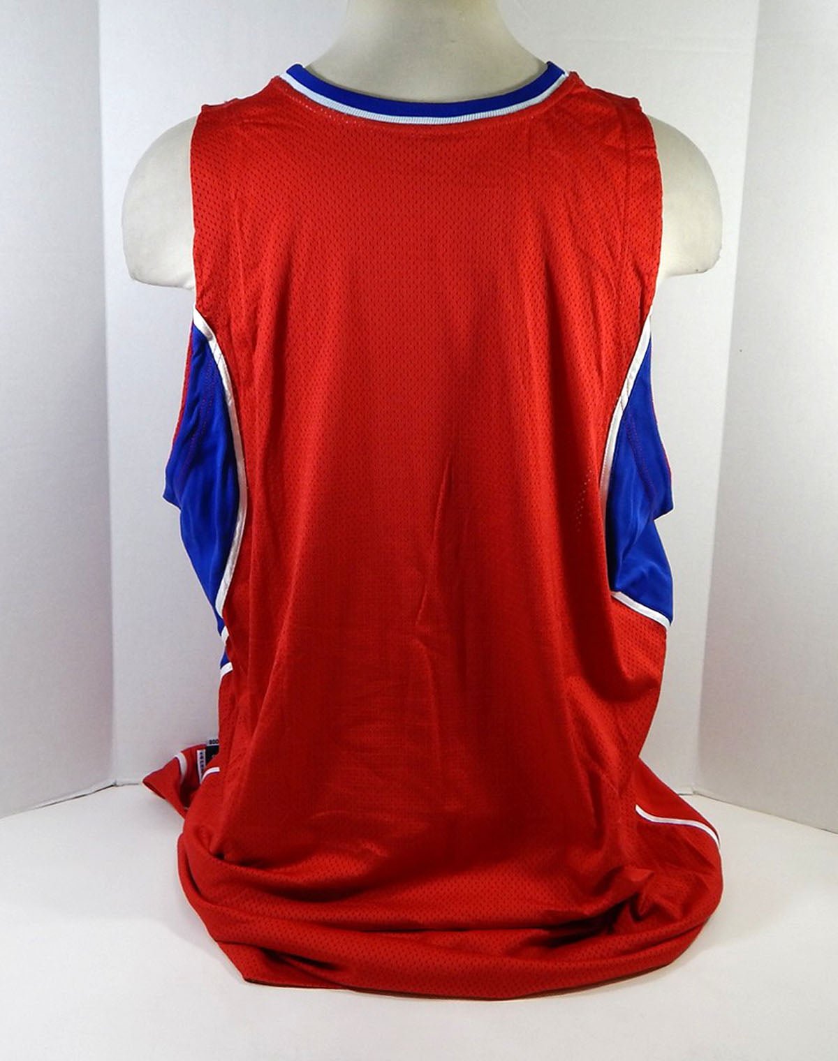 2007-08 Philadelphia 76ers Blank Game Issued Red Jersey 54 + 4 L 03 - DP17203