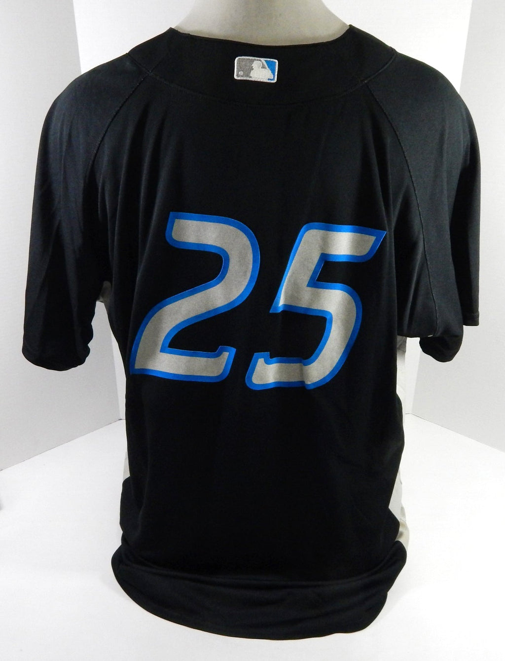 2007 Toronto Blue Jays #25 Game Used Black Jersey ST BP 52 DP60144 - DP60144
