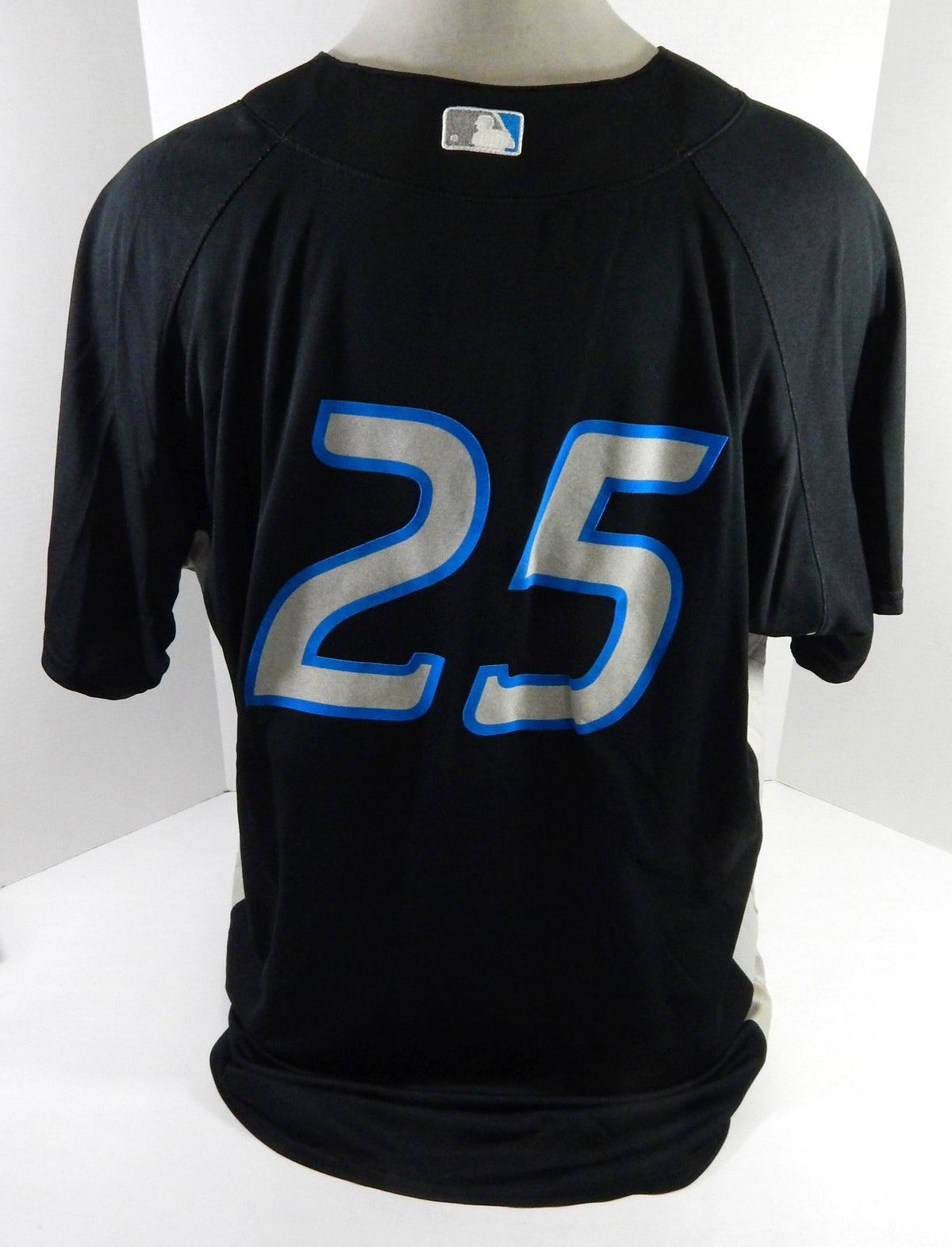 2007 Toronto Blue Jays #25 Game Used Black Jersey ST BP 52 DP60144 - DP60144