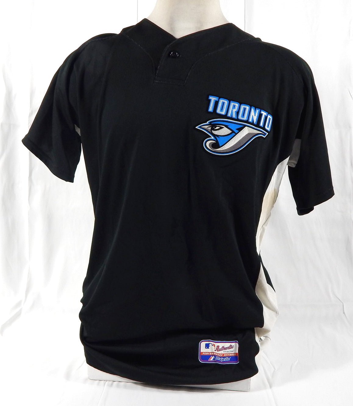 2007 Toronto Blue Jays #4 Game Used Black Jersey BP ST 46 DP64339 - DP64339