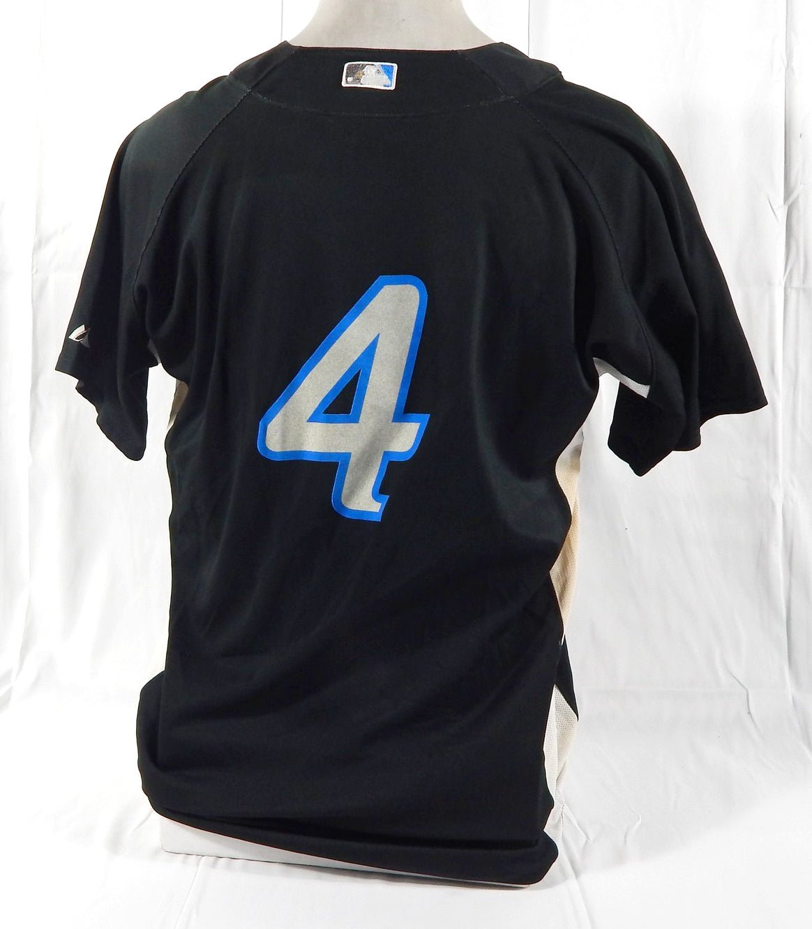 2007 Toronto Blue Jays #4 Game Used Black Jersey BP ST 46 DP64339 - DP64339