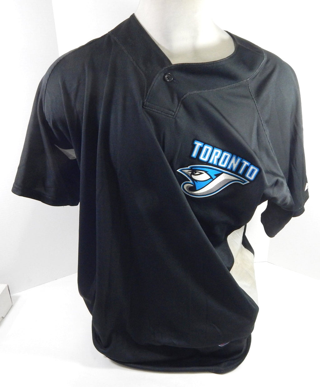 2007 Toronto Blue Jays #5 Game Used Black Jersey BP ST 50 DP64239 - DP64239