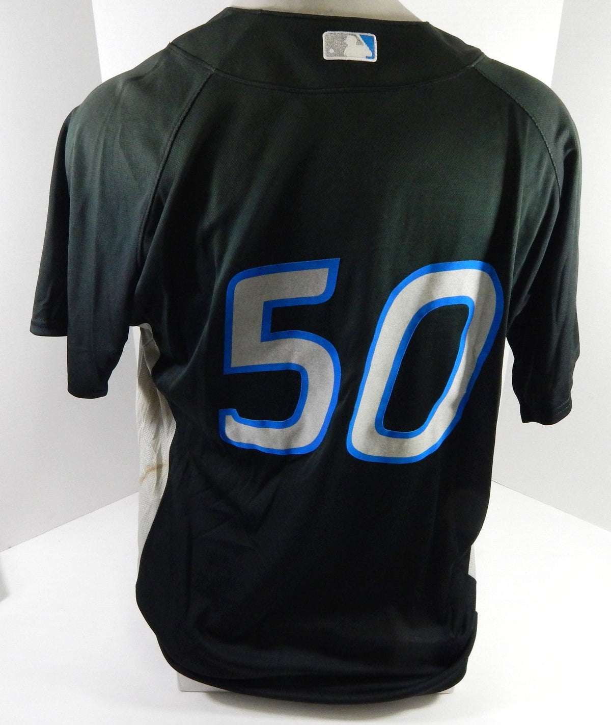 2007 Toronto Blue Jays #50 Game Used Black Jersey ST BP 46 DP60148 - DP60148