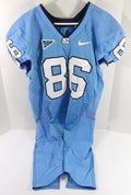 2008-12 North Carolina Tar Heels UNC #86 Game Used Blue Jersey NP Rem 46 DP54667 - DP54667