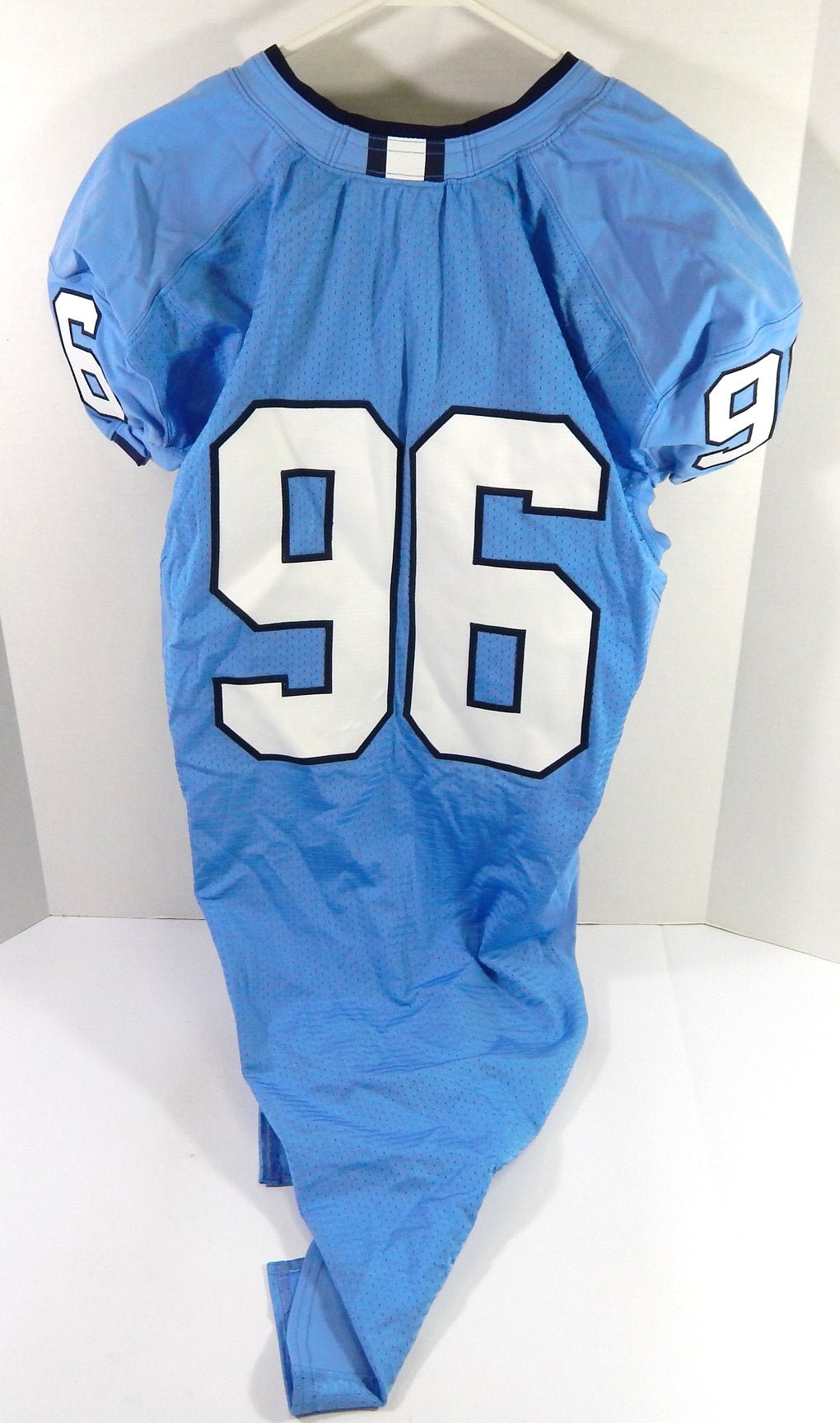 2008-12 North Carolina Tar Heels UNC #96 Game Used Blue Jersey NP Rem 44 132 - DP54132