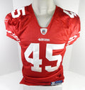 2009 San Francisco 49ers #45 Game Issued Red Jersey 46 DP60221 - DP60221