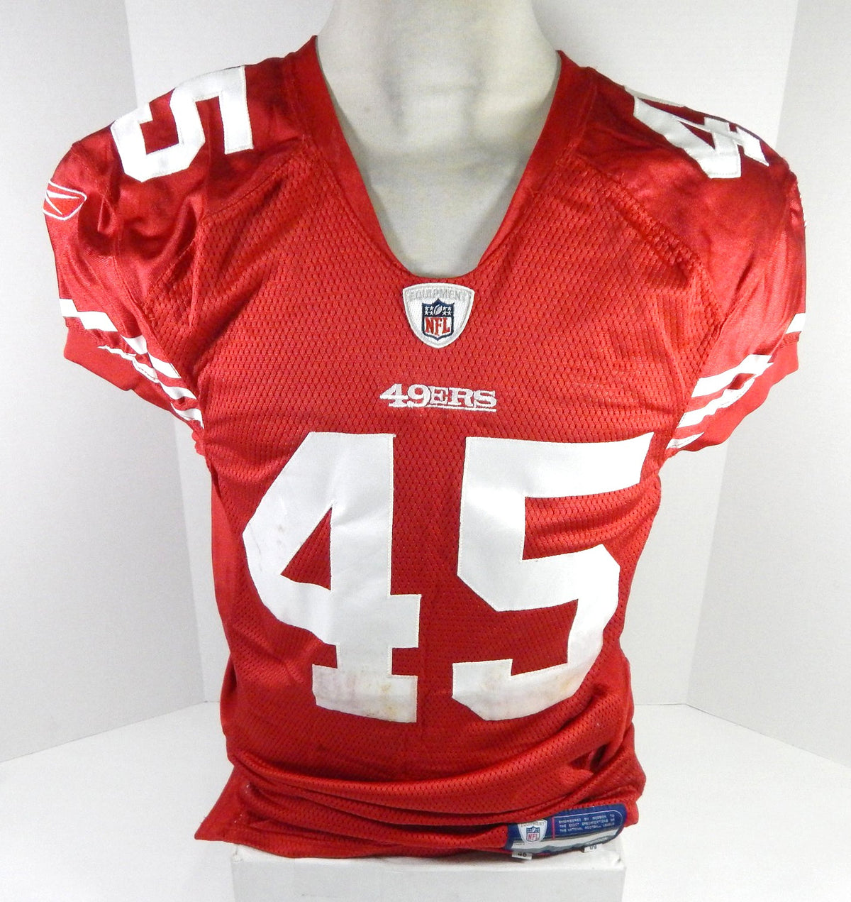 2009 San Francisco 49ers #45 Game Issued Red Jersey 46 DP60221 - DP60221