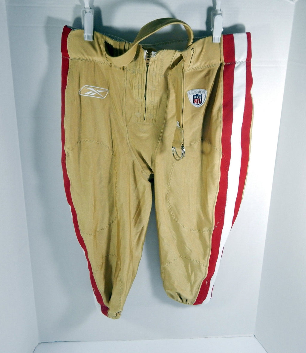 2009 San Francisco 49ers Game Issued Gold Pants 40 DP57188 - DP57188