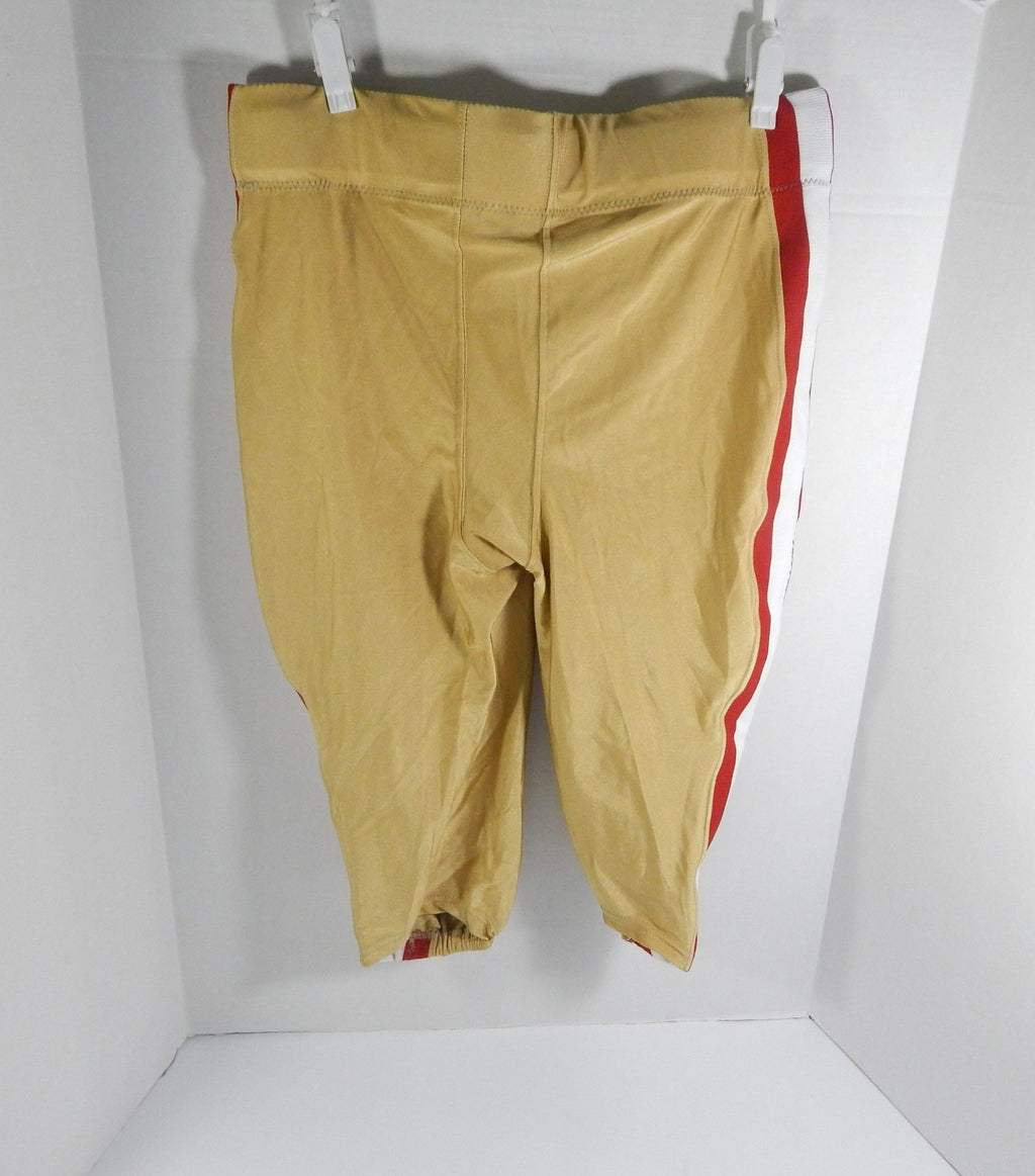 2009 San Francisco 49ers Game Issued Gold Pants 40 DP57188 - DP57188