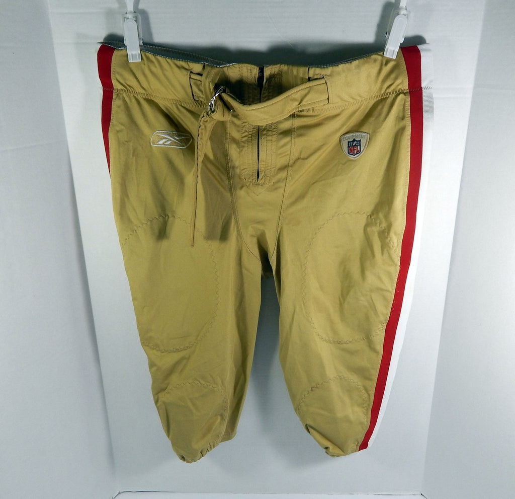 2009 San Francisco 49ers Game Issued Gold Pants 46 DP57182 - DP57182