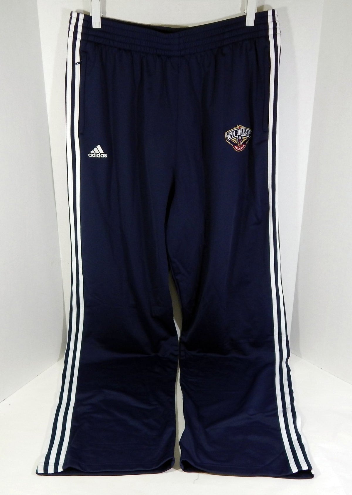 2010-11 New Orleans Pelicans Team Issued Blue Training Travel SweatPants 2XL2 2S - 712282S