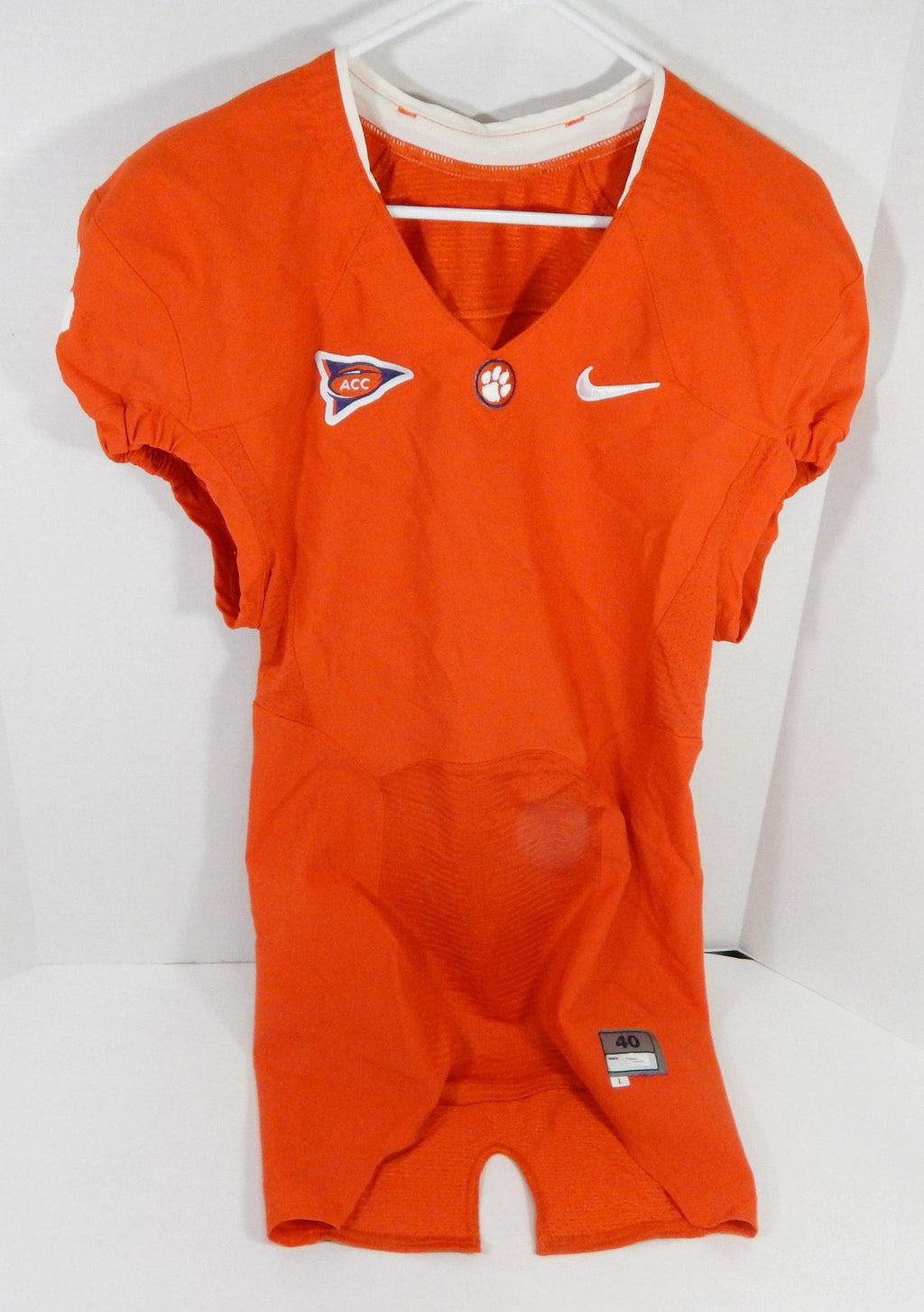 2010-12 Clemson Tigers Blank Game Issued Orange Jersey 40 DP58406 - DP58406