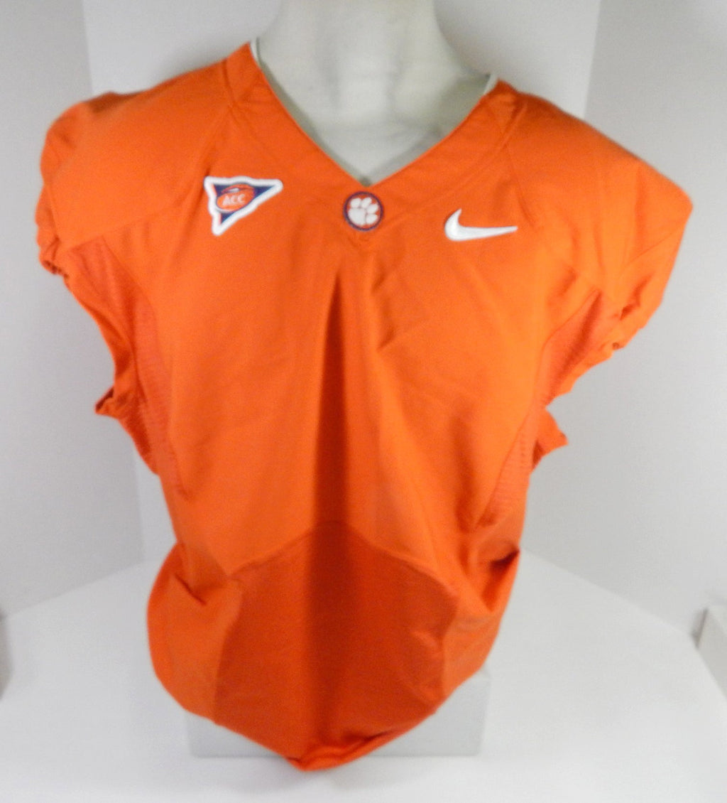 2010-12 Clemson Tigers Blank Game Issued Orange Jersey 54 DP58422 - DP58422