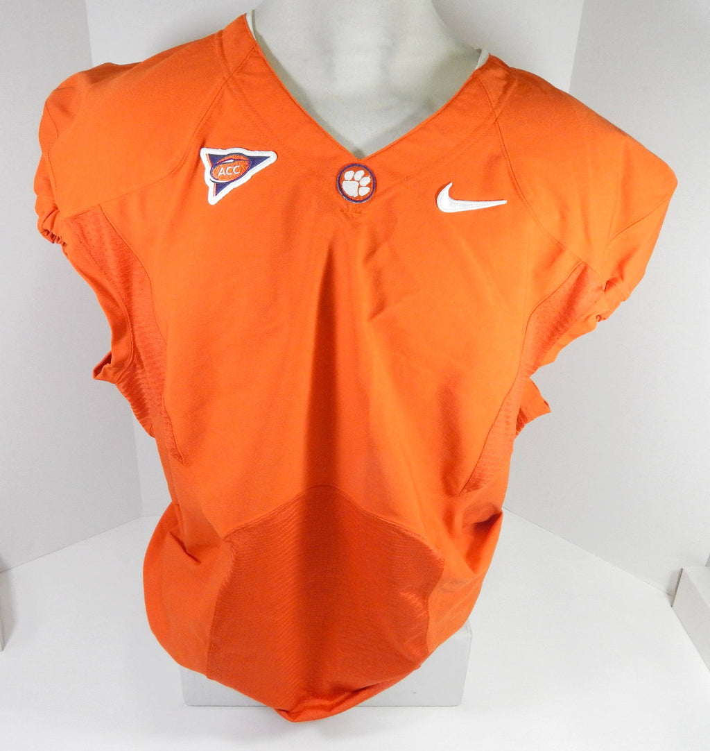 2010-12 Clemson Tigers Blank Game Issued Orange Jersey 54 DP58422 - DP58422